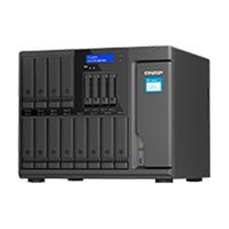 NAS QNAP TS-1655-8G/ 16 BAHIAS /12 SATA DE 3,5 4 SATA DE 2,5/OCHO NUCLEOS 2.8GHZ/8GB DDR4 HASTA 128GB/2 PTO 2,5 GBE/USB 3.2 X4/ 