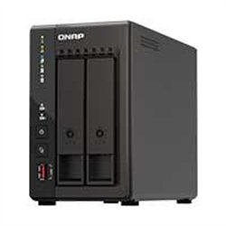 NAS QNAP TS-253E-8G / 2 BAHIAS / TORRE / INTEL CELERON 4NUCLEOS 2.6GHZ / 8GB RAM DDR4 / LAN 2,5GBE2 / WAKE ON LAN / HDMI2 / USB 