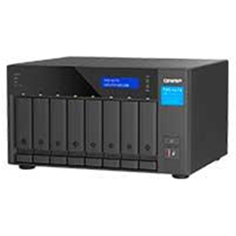 NAS QNAP TVS-H874-I5-32G/ 8 BAHIAS SEIS NUCLEOS 2.5GHZ/32GB DDR4 HASTA 64GB/2 PTO 2,5 GBE/USB 3.2 X2/ HOTSWAP/ NO INCLUYE DISCOS
