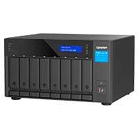 NAS QNAP TVS-H874-I5-32G/ 8 BAHIAS SEIS NUCLEOS 2.5GHZ/32GB DDR4 HASTA 64GB/2 PTO 2,5 GBE/USB 3.2 X2/ HOTSWAP/ NO INCLUYE DISCOS