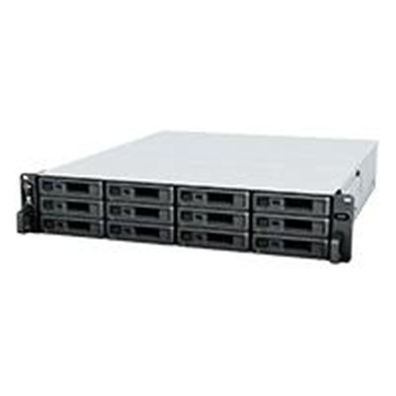 NAS SYNOLOGY RS2423 /12 BAHIAS /NUCLEO CUADRUPLE 3.3GHZ/8GB DDR4/HASTA 216 TB /LAN GIGABIT X2/ LAN 10GBE X1/ USB 3.2 X2/HOTSWAP/