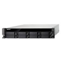 NAS QNAP TS-877XU-RP-3600-8G/ 8 BAHIAS SATA DE 3,5 /SEIS NUCLEOS 3.6GHZ/FUENTE REDUNDANTE/ 8GB DDR4 HASTA 64 GB/ LAN 1 GBE X2/ 2
