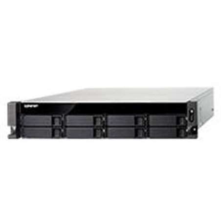 NAS QNAP TS-877XU-RP-3600-8G/ 8 BAHIAS SATA DE 3,5 /SEIS NUCLEOS 3.6GHZ/FUENTE REDUNDANTE/ 8GB DDR4 HASTA 64 GB/ LAN 1 GBE X2/ 2