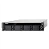 NAS QNAP TS-877XU-RP-3600-8G/ 8 BAHIAS SATA DE 3,5 /SEIS NUCLEOS 3.6GHZ/FUENTE REDUNDANTE/ 8GB DDR4 HASTA 64 GB/ LAN 1 GBE X2/ 2