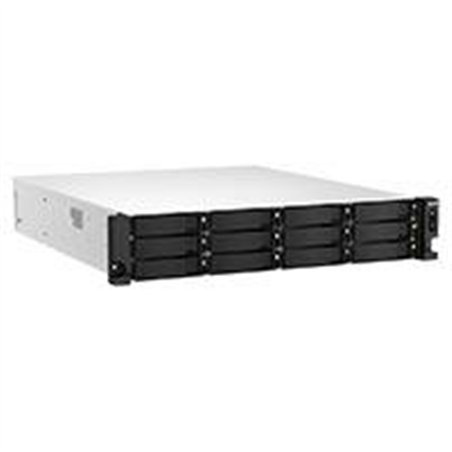 NAS QNAP TS-H1887XU-RP-E2334-16G-US/18 BAHIAS/ RACK 2U/ INTEL XEON 4 NUCLEOS, HASTA 4.8 GHZ/16GB RAM, HASTA 128GB/2.5GBE2/10GBE1