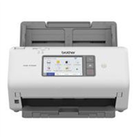 ESCANER BROTHER ADS4700W DE ESCRITORIO DOBLE CARA 40PPM,PANTALLA TACTIL DE 4.3, CONECTIVIDAD INALAMBRICA, ETHERNET Y USB 3.0