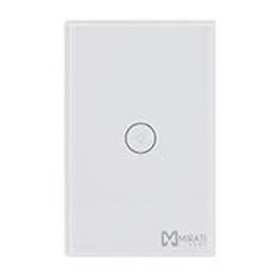 APAGADOR INTELIGENTE DE PARED // MIRATI // WIFI 2.4GHZ // 1 APAGADOR TOUCH // COMPATIBLE CON ANDROID E IOS // FUNCIONA CON ALEXA