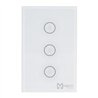 APAGADOR INTELIGENTE DE PARED // MIRATI // WIFI 2.4GHZ // 3 APAGADOR TOUCH // COMPATIBLE CON ANDROID E IOS // FUNCIONA CON ALEXA