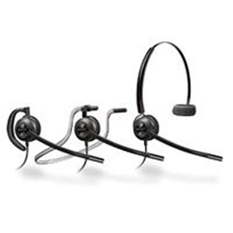 DIADEMA HP POLY 783P0AAABA ENCOREPRO HW540/ CON MICROFONO CONVERTIBLE A 3 ESTILOS QD CANCELACION DE RUIDO PARA CALL CENTER