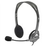 AUDIFONOS DIADEMA LOGITECH H111 JACK 3.5 MM GRIS