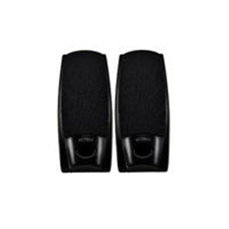 BOCINAS ACTECK AX-2500 / ALAMBRICA / CONECTOR 3.5 MM / SONIDO ESTEREO 2.0 / 3 W / NEGRO / AUBO-014