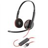 DIADEMA HP POLY 8X228A6 BLACKWIRE C3220/ ALAMBRICA BINAURAL USB-A USB-C REDUCCION DE RUIDO CON MICROFONO CONTROL EN EL CABLE COL