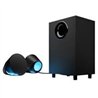 BOCINAS LOGITECH G560 PARA GAMING NEGRAS 2.1, 120 WATTS RMS, LIGHTSYNC ILUMINACION RGB,SONIDO ENVOLVENTE DTSX ULTRA, COMPATIBLE 