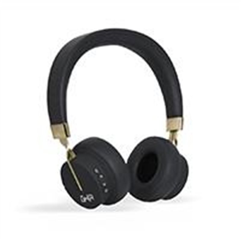 AUDIFONOS DIADEMA BLUETOOTH GHIA N3 SONIDO HIFI COLOR NEGRO / 10M ALCANCE / BT 5.0/ AUX/ TF CARD/ RADIO FM