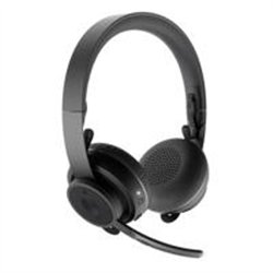 AUDIFONOS DIADEMA LOGITECH ZONE WIRELES UC INALAMBRICOS ANC CANCELACION DE RUIDO RECARGABLES NEGRO