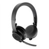 AUDIFONOS DIADEMA LOGITECH ZONE WIRELES UC INALAMBRICOS ANC CANCELACION DE RUIDO RECARGABLES NEGRO