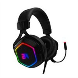 AUDIFONOS GAMER BALAM RUSH HESIX HS760 / ALAMBRICOS / DIADEMA INMERSIVA / USB / MICROFONO FLEXIBLE DESMONTABLE / ILUMINACION RGB