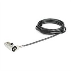 CANDADO DE SEGURIDAD PARA LAPTOP SEGURO COMBINACION DE 4 DIGITOS PARA DISPOSITIVOS CON WEDGE DE 2M - DE ACERO REVESTIDO EN VINIL