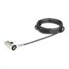 CANDADO DE SEGURIDAD PARA LAPTOP SEGURO COMBINACION DE 4 DIGITOS PARA DISPOSITIVOS CON WEDGE DE 2M - DE ACERO REVESTIDO EN VINIL