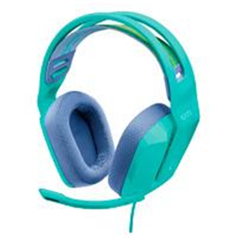 AUDIFONOS GAMING LOGITECH G335 JACK 3.5MM PC, XBOX, PLAYSTATION, NINTENDO SWITCH, DISCORD MINT