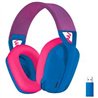 AUDIFONOS GAMING LOGITECH G435 LIGHTSPEED INALAMBRICO RECARGABLE 18HRS DE USO AZUL