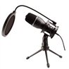 MICROFONO 3.5MM CON FILTRO Y TRIPIE PERFECT CHOICE NEGRO
