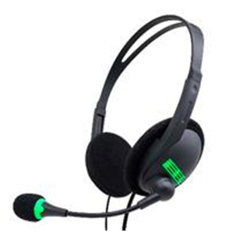 AUDIFONOS DIADEMA BROBOTIX G02 AJUSTABLE CON MICROFONO CONTROL DE VOLUMEN 3.5MM X 2