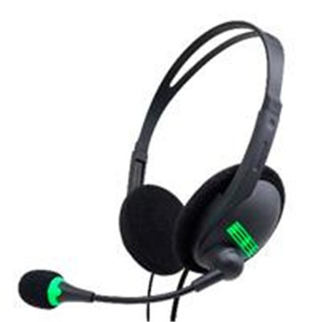 AUDIFONOS DIADEMA BROBOTIX G02 AJUSTABLE CON MICROFONO CONTROL DE VOLUMEN 3.5MM X 2