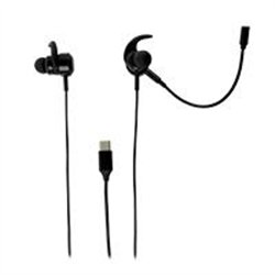 AUDIFONOS TIPO C CON MICROFONO DESMONTABLE PERFECT CHOICE - NEGRO