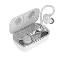 AUDIFONOS INALAMBRICOS BLUETOOTH TWS CON ENC Y SUJETADOR PERFECT CHOICE HAKEN - BLANCO