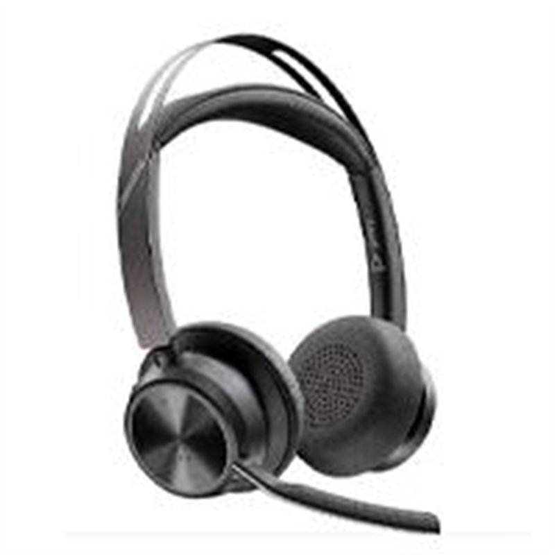 DIADEMA HP POLY 76U46AA VOYAGER FOCUS 2 UC/BLUETOOTH DONGLE USB-A CONEXION DE HASTA 2 DISPOSITIVOS ESTEREO HASTA19 H DE CONVERSA