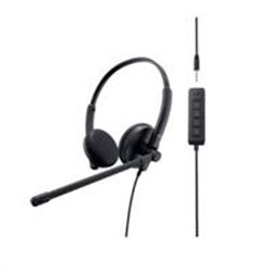 AUDIFONOS CON MICROFONO DELL WH1022 ALAMBRICO 3.5, USB 1.5 MTR NEGRO 520-AAVO