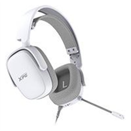AUDIFONOS XPG PRECOG S AUDIO 3D CONECTOR 3.5MM MICROFONO OMNIDIRECCIONAL GAMER CONTROL DE VOLUMEN COLOR BLANCO (PRECOG S-WHCWW)