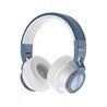 AUDIFONOS BACKDROP INALAMBRICOS DE DIADEMA BLUETOOTH - ALAMBRICOS COLOR BLANCO CON AZUL