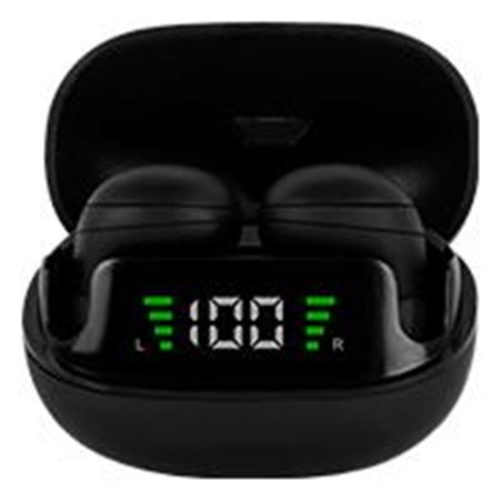 AUDIFONOS MINI INALAMBRICOS BLUETOOTH TWS PERFECT CHOICE TINY BEATZ - NEGRO