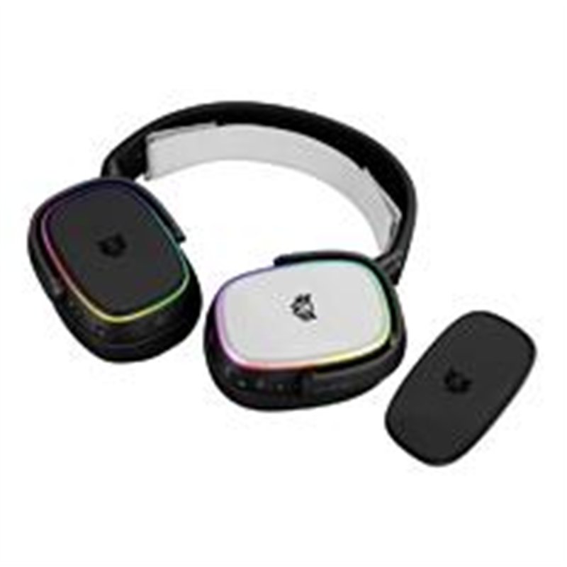 AUDIFONOS GAMER BALAM RUSH AEON HS999 / ALAMBRICA / BLUETOOTH / MICRFONO DESMONTABLE / CABLE 1.8 M / RGB / BATERIA 26 H / WINDOW