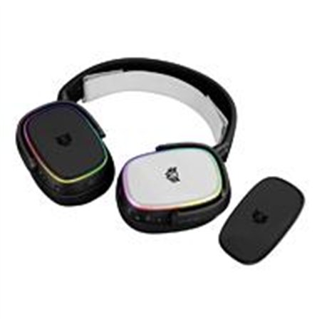 AUDIFONOS GAMER BALAM RUSH AEON HS999 / ALAMBRICA / BLUETOOTH / MICRFONO DESMONTABLE / CABLE 1.8 M / RGB / BATERIA 26 H / WINDOW
