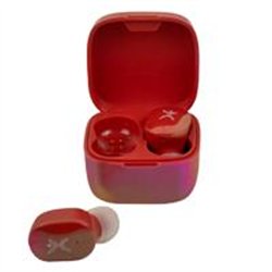AUDIFONOS MINI INALAMBRICOS BLUETOOTH TWS PERFECT CHOICE PEARL - ROJO