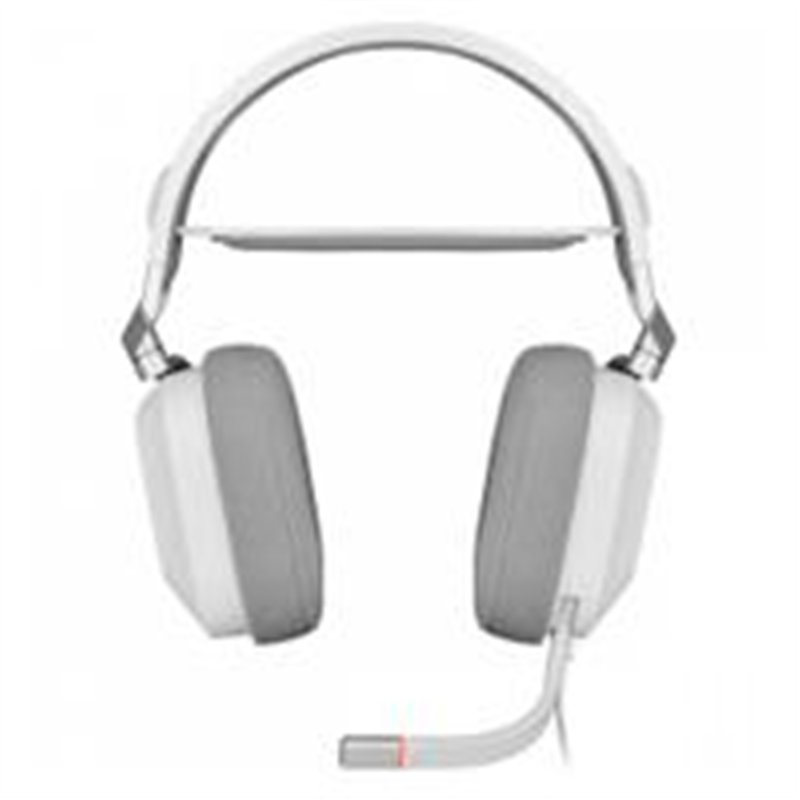 AURICULARES PREMIUM PARA JUEGOS CON SONIDO ENVOLVENTE 7.1 CORSAIR HS80 RGB USB,/BLANCO (CA-9011238-NA)