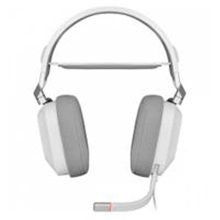 AURICULARES PREMIUM PARA JUEGOS CON SONIDO ENVOLVENTE 7.1 CORSAIR HS80 RGB USB,/BLANCO (CA-9011238-NA)
