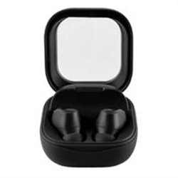 AUDIFONOS INALAMBRICOS BLUETOOTH ESTUCHE CARGADOR TWS EASY LINE BY PERFECT CHOICE FLORELA - NEGRO