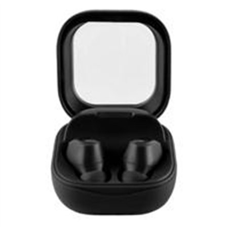 AUDIFONOS INALAMBRICOS BLUETOOTH ESTUCHE CARGADOR TWS EASY LINE BY PERFECT CHOICE FLORELA - NEGRO