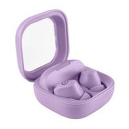 AUDIFONOS INALAMBRICOS BLUETOOTH ESTUCHE CARGADOR TWS EASY LINE BY PERFECT CHOICE FLORELA - MORADO