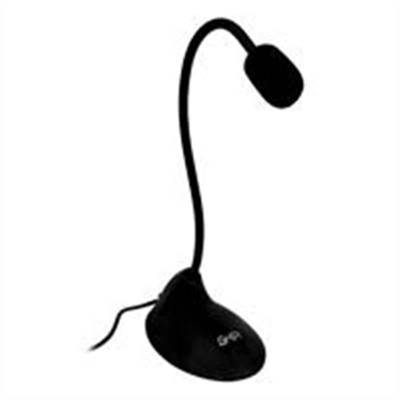 KIT 7 PIEZAS MICROFONO GHIA PARA PC DE ESCRITORIO CON CUELLO FLEXIBLE 3.5MM
