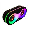 BOCINA INALAMBRICA BLUETOOTH RECARGABLE CON TECLAS MECANICAS PORTATIL LUZ RGB PERFECT CHOICE OWTY - NEGRO