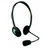 AUDIFONO DIADEMA C/MICROFONO EASY LINE C/CONTROL DE VOLUMEN NEGRO