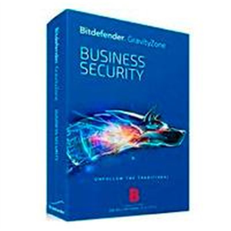 BITDEFENDER GRAVITYZONE BUSINESS SECURITY, 1 AÑO, LIC. ELECTRONICO SECTOR PRIVADO (COMPRA MINIMA 3 NODOS) RENOVACION