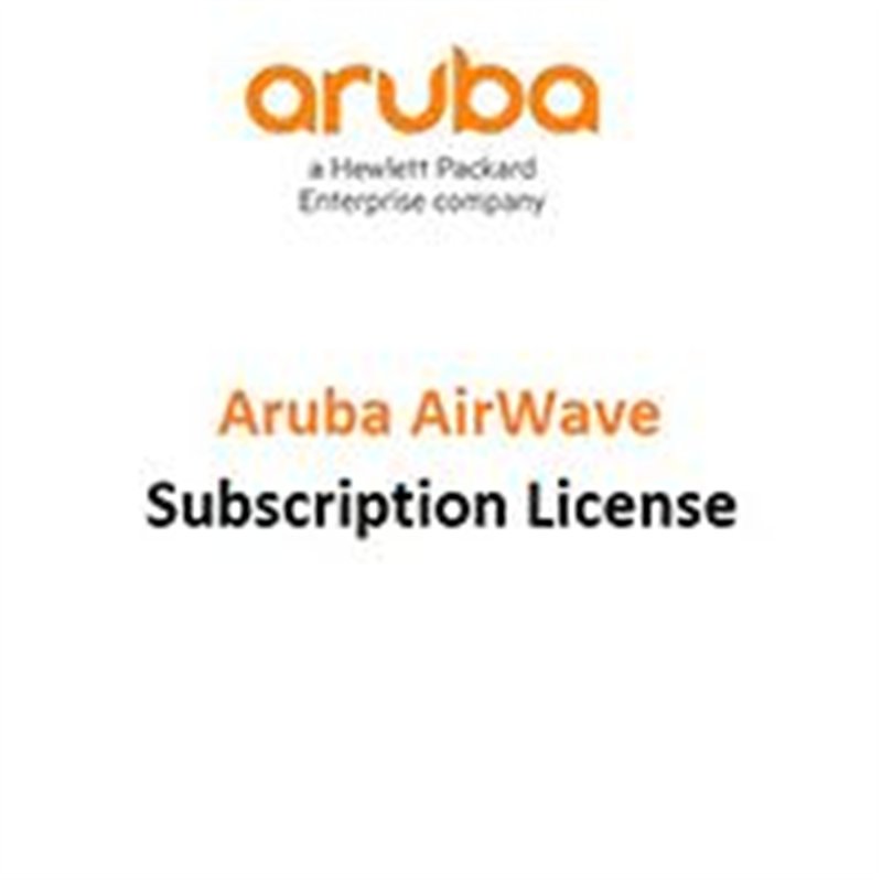 LICENCIA HPE ARUBA AIRWAVE LIC-AW ELECTRONICA - PERPETUA PARA 1 DISPOSITIVO VISUAL RF Y RAPIDS