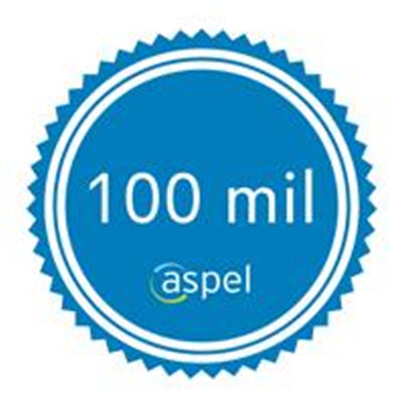ASPEL 100000 TIMBRES PARA FACTURE, CAJA, SAE O NOI ENTREGA ELECTRONICA