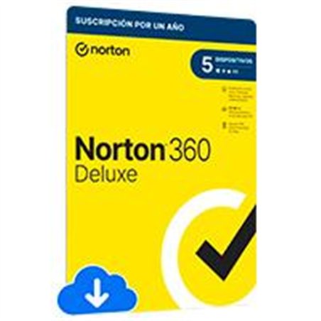 ESD NORTON 360 DELUXE / TOTAL SECURITY/ 5 DISPOSITIVOS/ 1 AÑO/ DESCARGA DIGITAL
